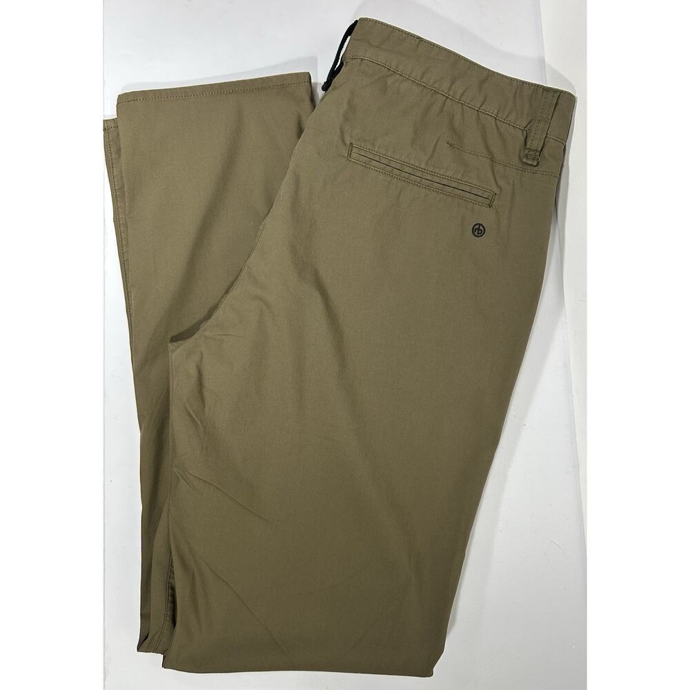 rag & bone Mens Pants Fit 2 Slim Military Green Flyweight Chinos Size 33
